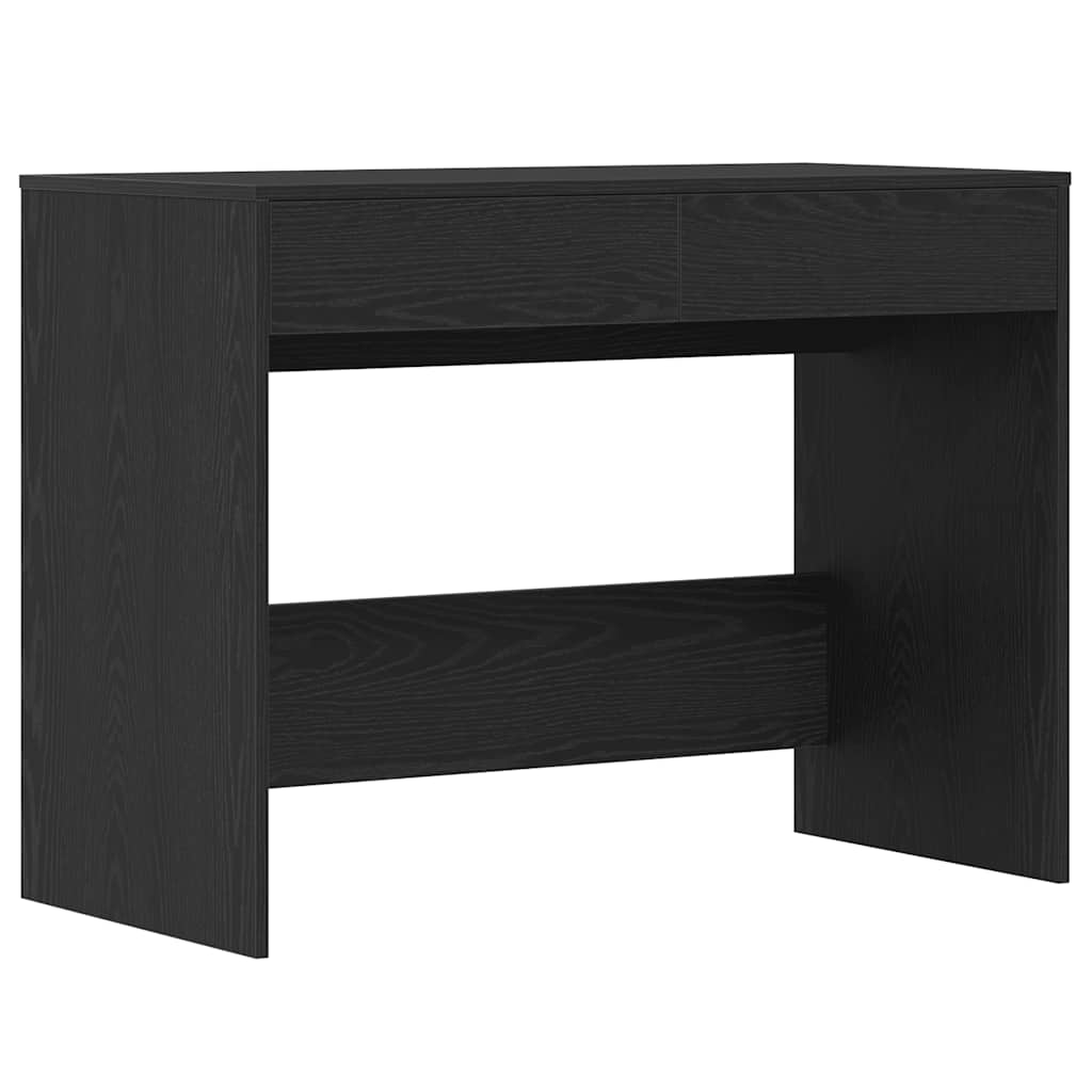 Birou Stejar negru 101x50x76,5 cm Lemn prelucrat