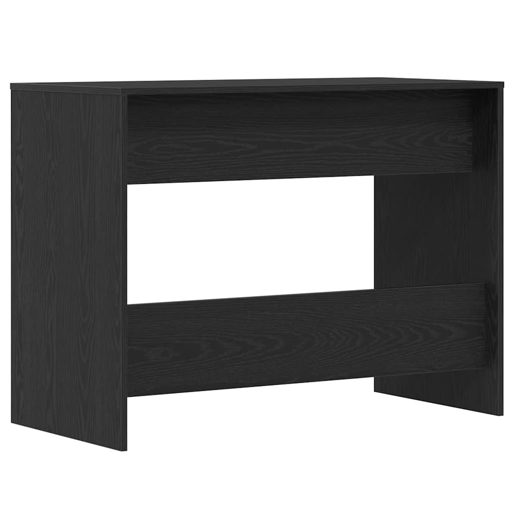 Birou Stejar negru 101x50x76,5 cm Lemn prelucrat