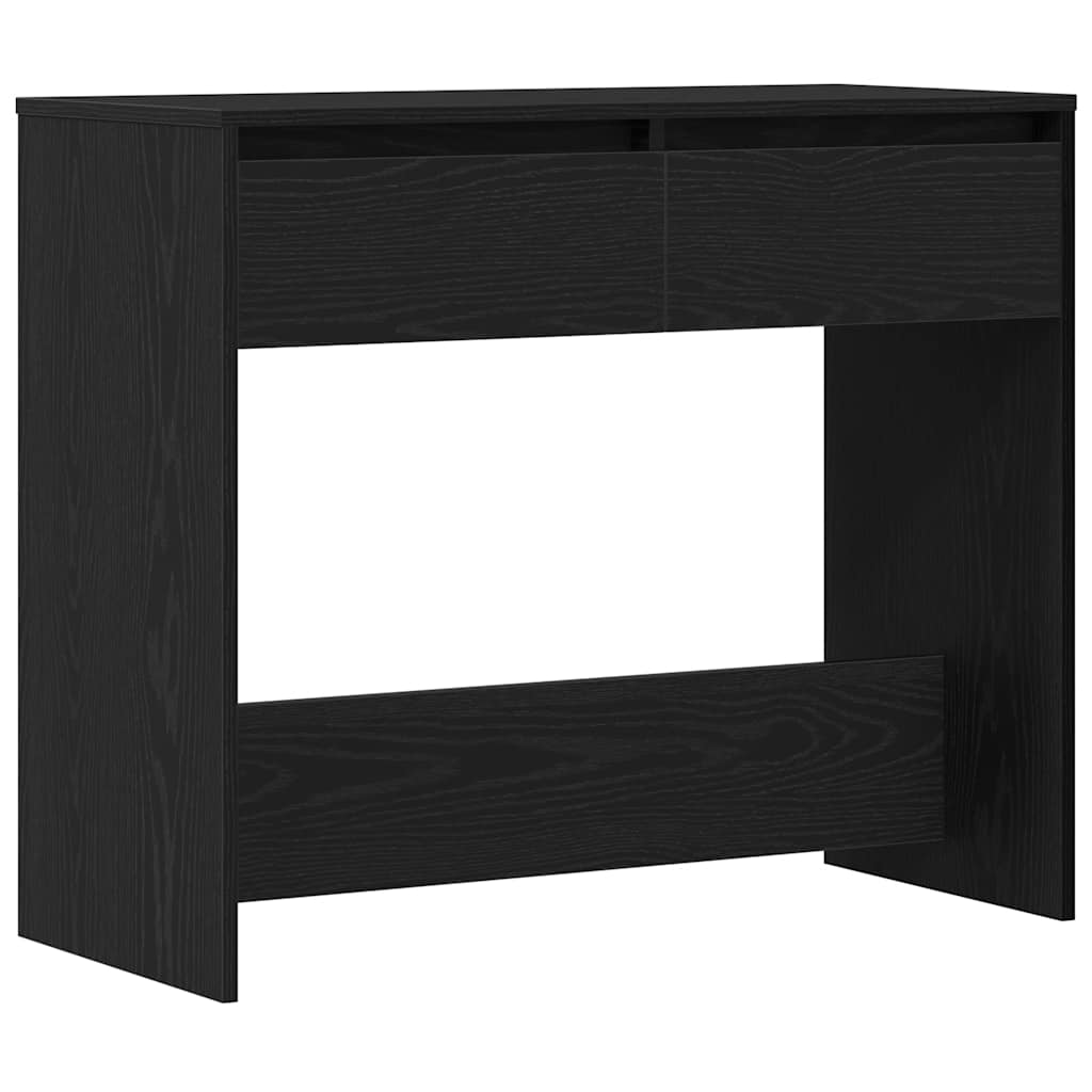 Console Black Oak 89x41x76.5 cm Processed wood