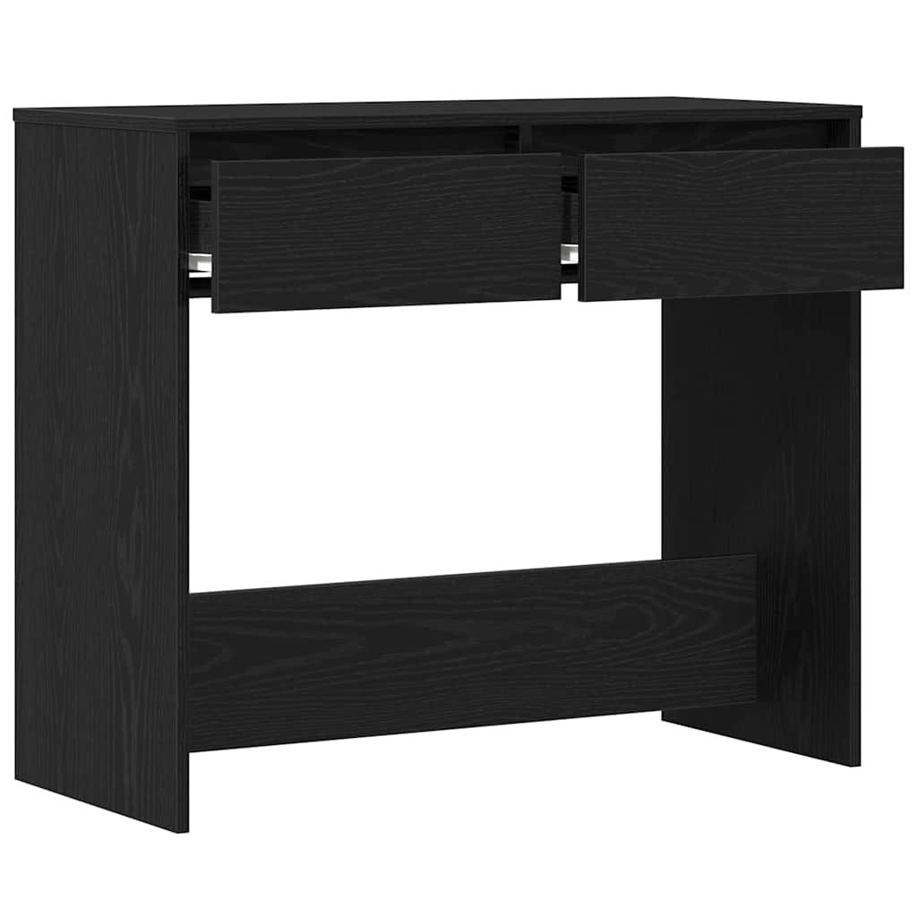 Console Black Oak 89x41x76.5 cm Processed wood