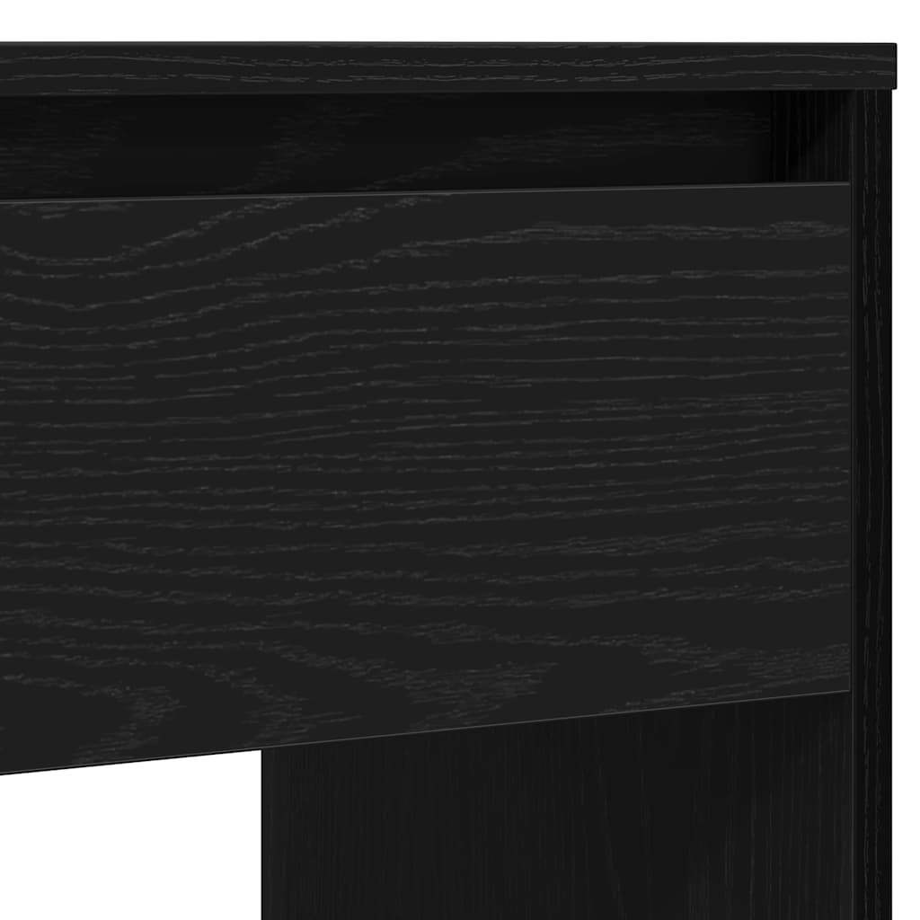 Console Black Oak 89x41x76.5 cm Processed wood