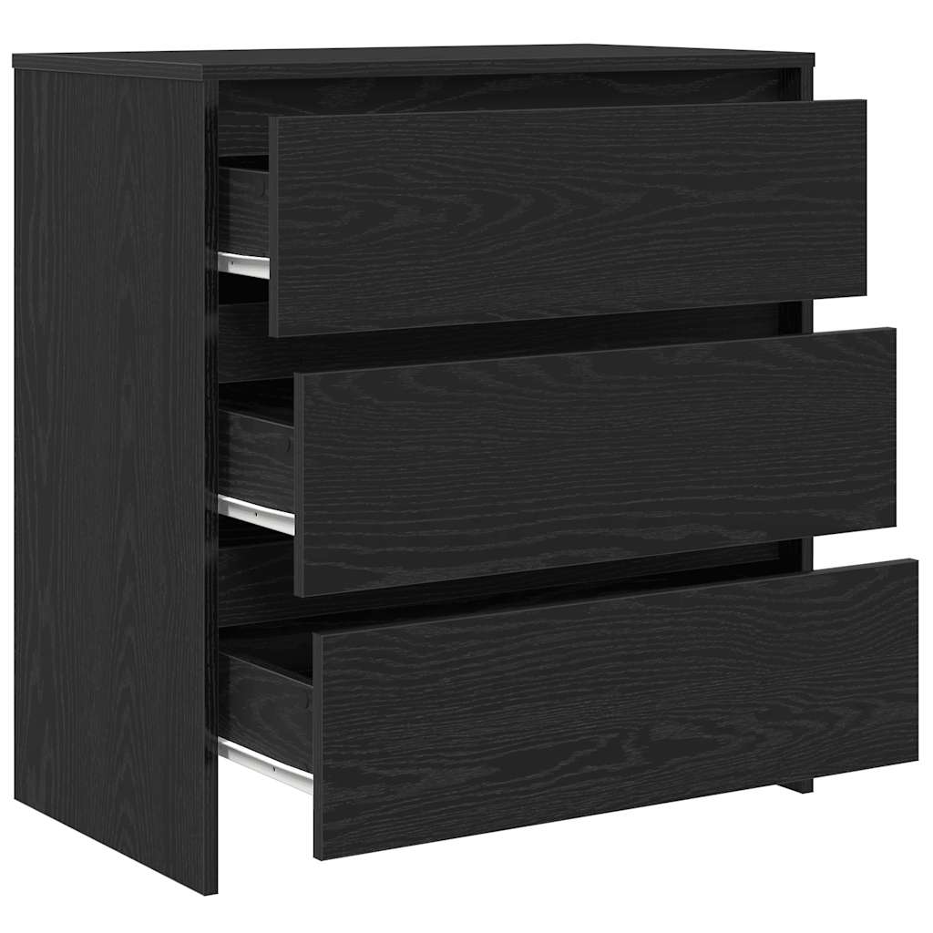 Sideboard, black oak, 70x41x75cm, processed wood