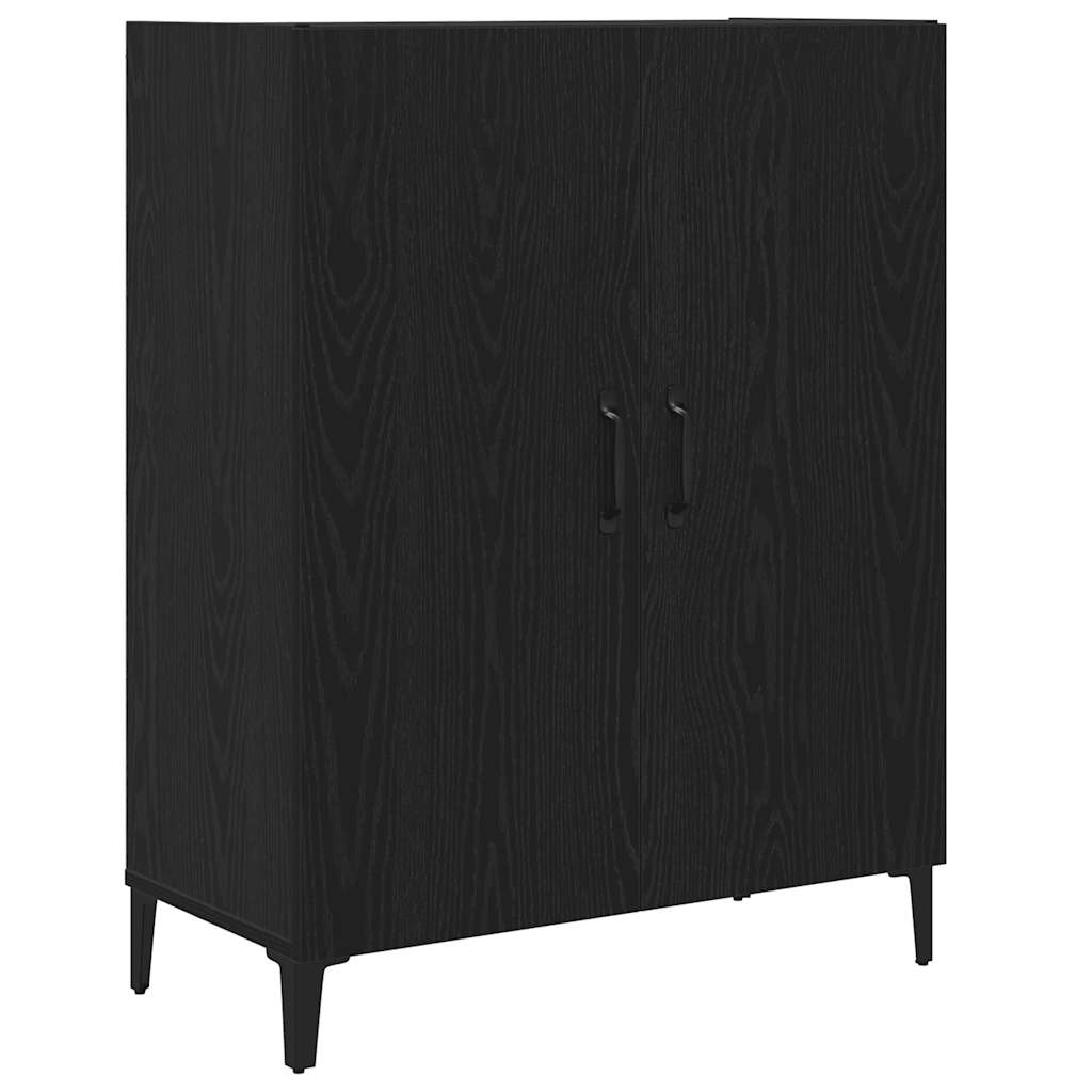 Sideboard Black Oak 69.5x34x90 cm processed wood