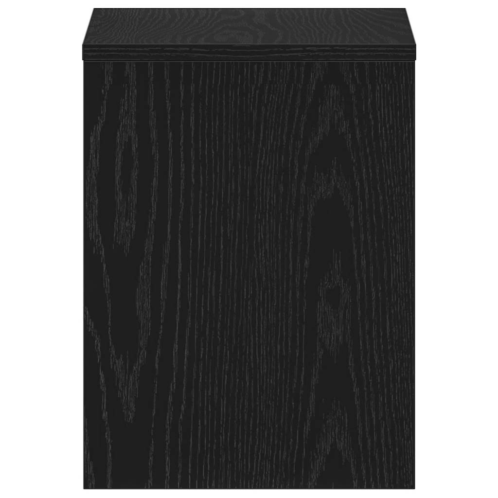 Noptiere 2 buc stejar negru 40x30x40 cm lemn de stratificat