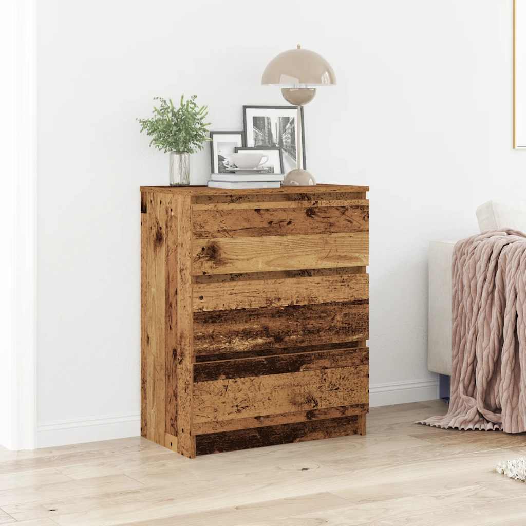 Sideboard, old wood, 60x35x76 cm, processed wood