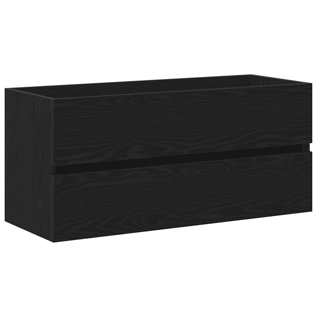 Dulap pentru chiuvetă Stejar negru 100x38,5x45cm Lemn prelucrat