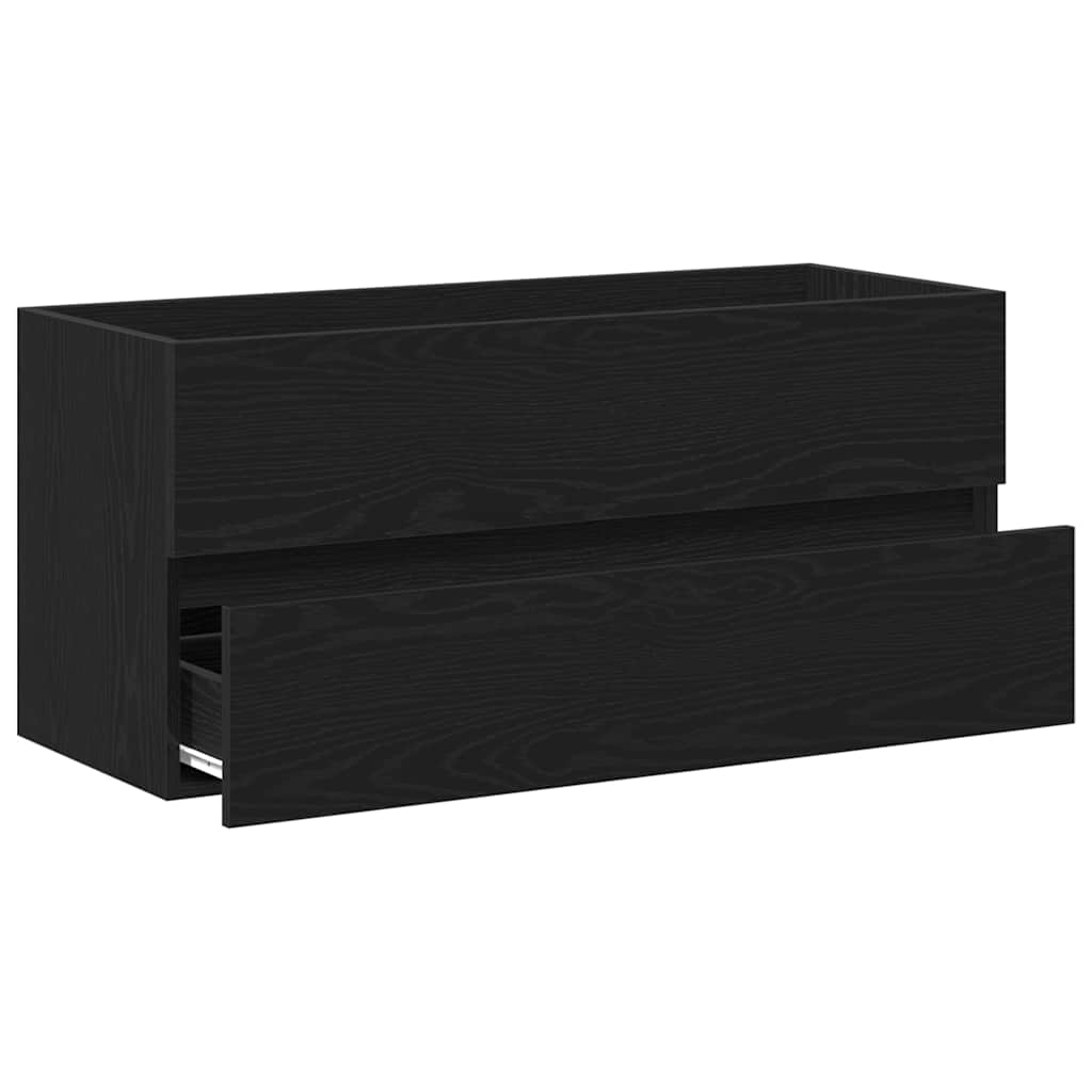 Dulap pentru chiuvetă Stejar negru 100x38,5x45cm Lemn prelucrat