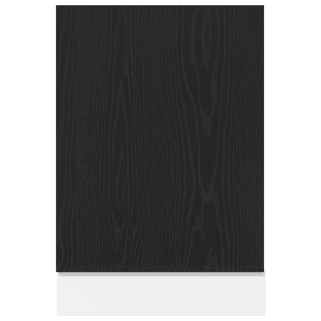 Dishwasher panel, black oak, 45x1.5x67 cm