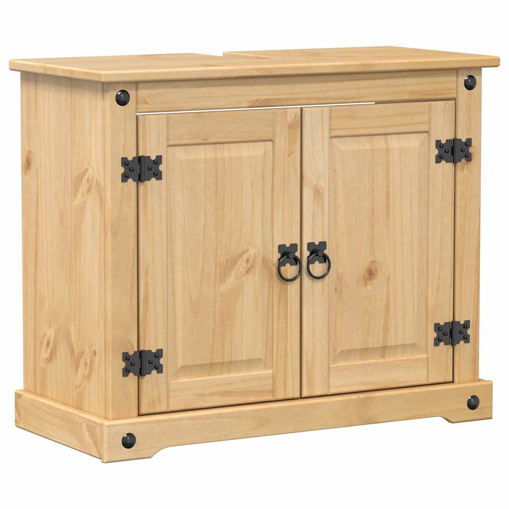 "Corona" bathroom furniture set, 3 pieces, solid pine wood