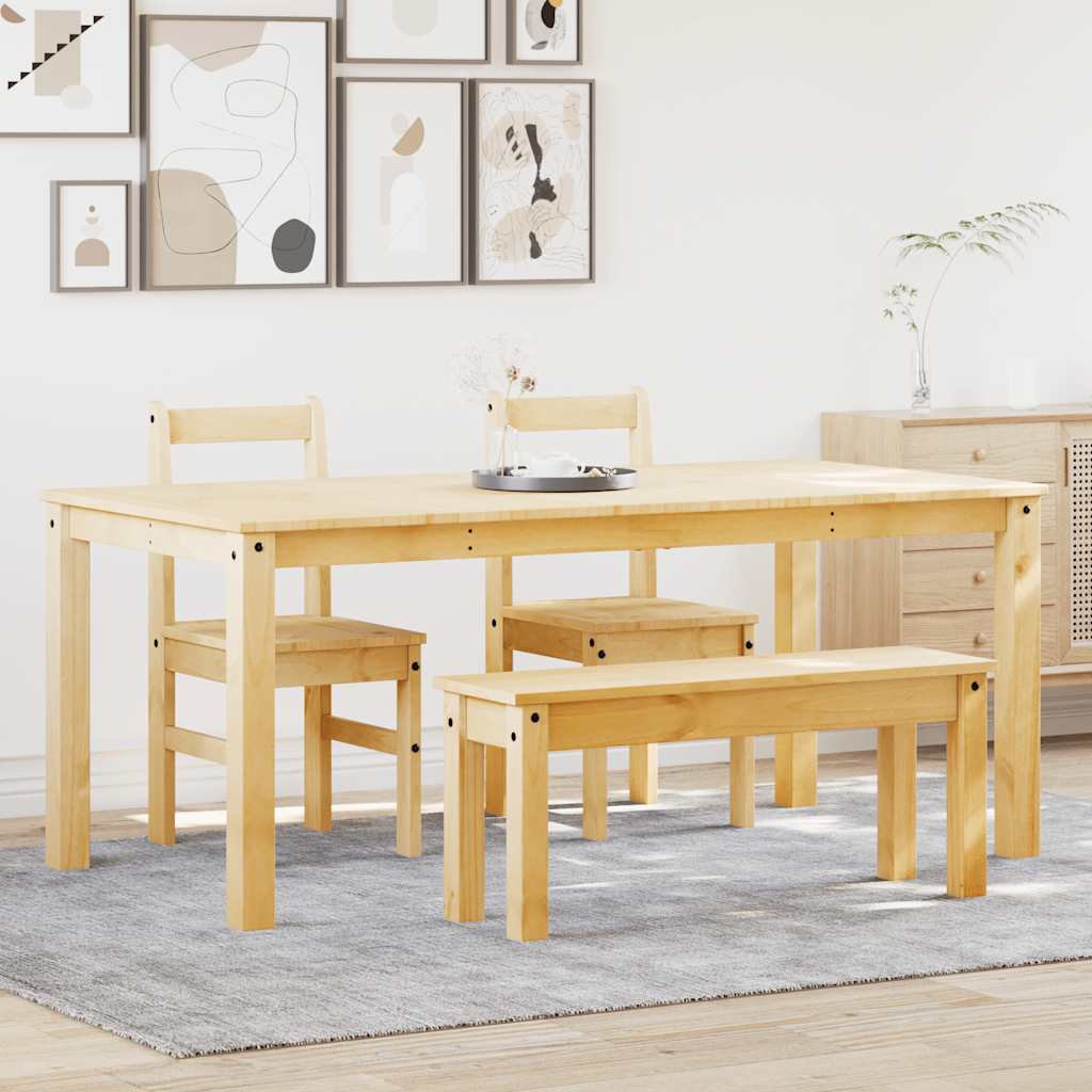 4-piece "Panama" solid pine wood dining set