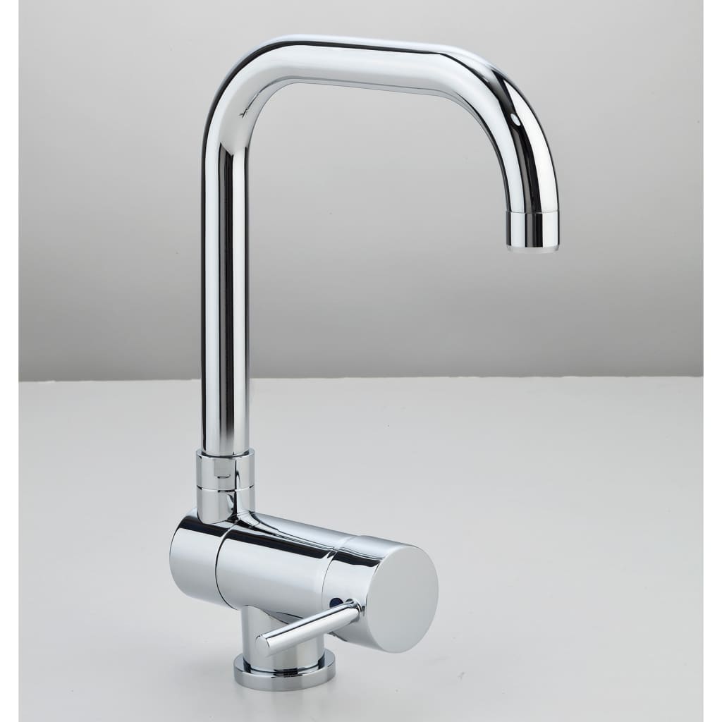 Kitchen faucet, tilt spout, FLEXO, chrome