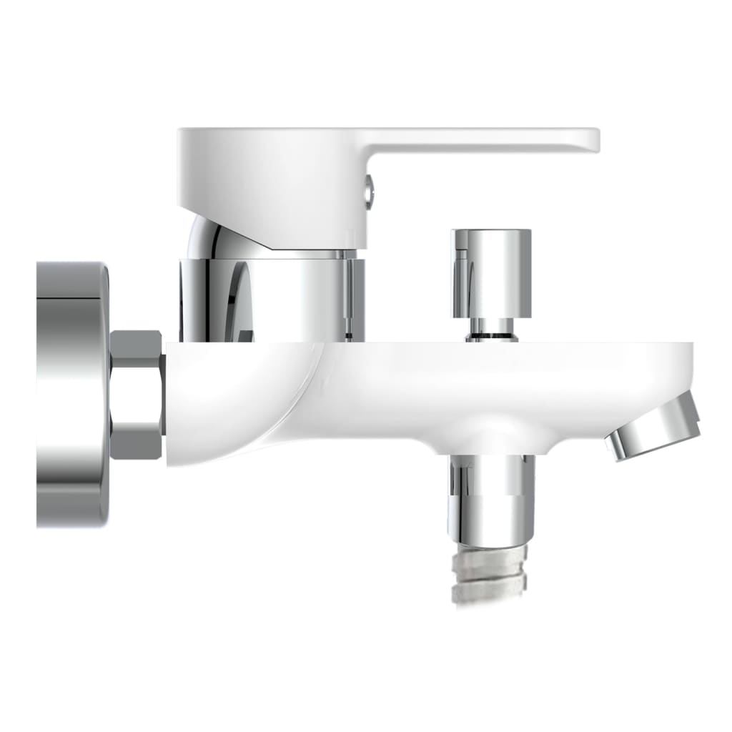 DIZIANI bathroom faucet, white-chrome