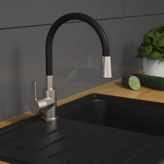 "FLEXO" sink mixer tap, black