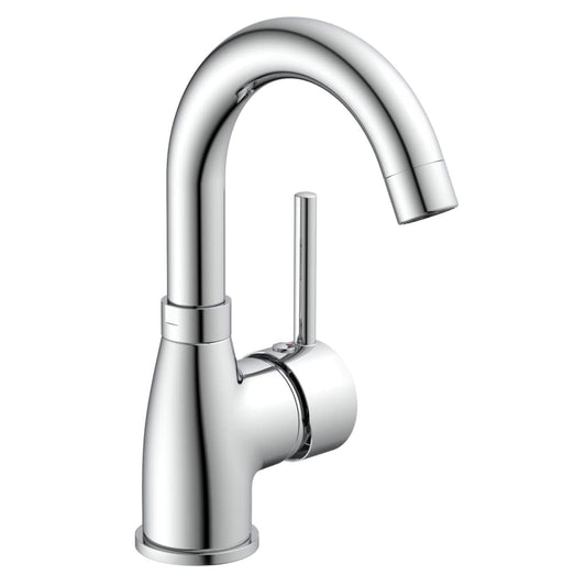 FUTURA washbasin mixer, push-pull waste, chrome