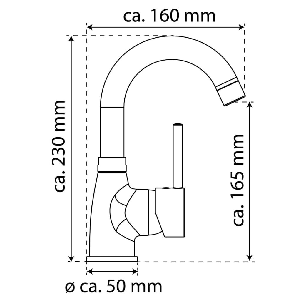 FUTURA washbasin mixer, push-pull waste, chrome